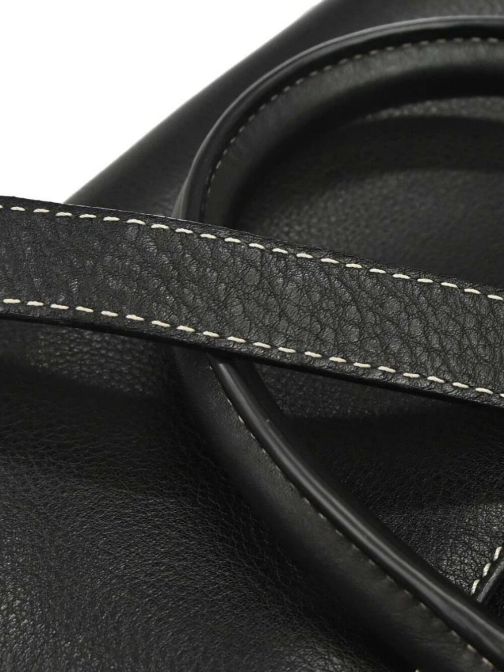 Christian Dior Black Leather Double Saddle Handbag MA-0064 197437 - Picture 4 of 14